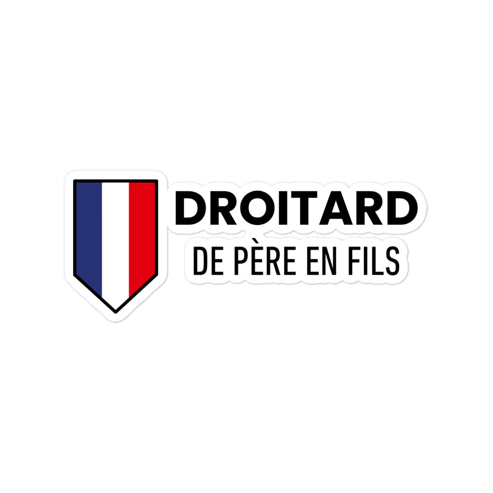 Sticker l DROITARD DE PÈRE EN FILS
