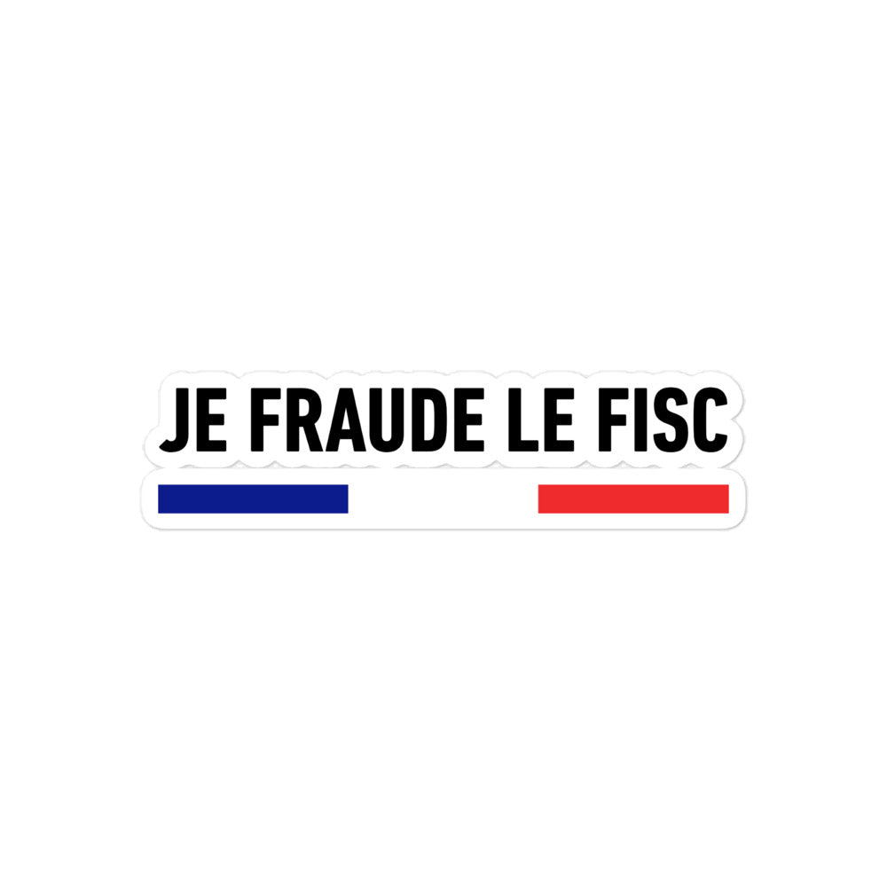 Sticker l JE FRAUDE LE FISC