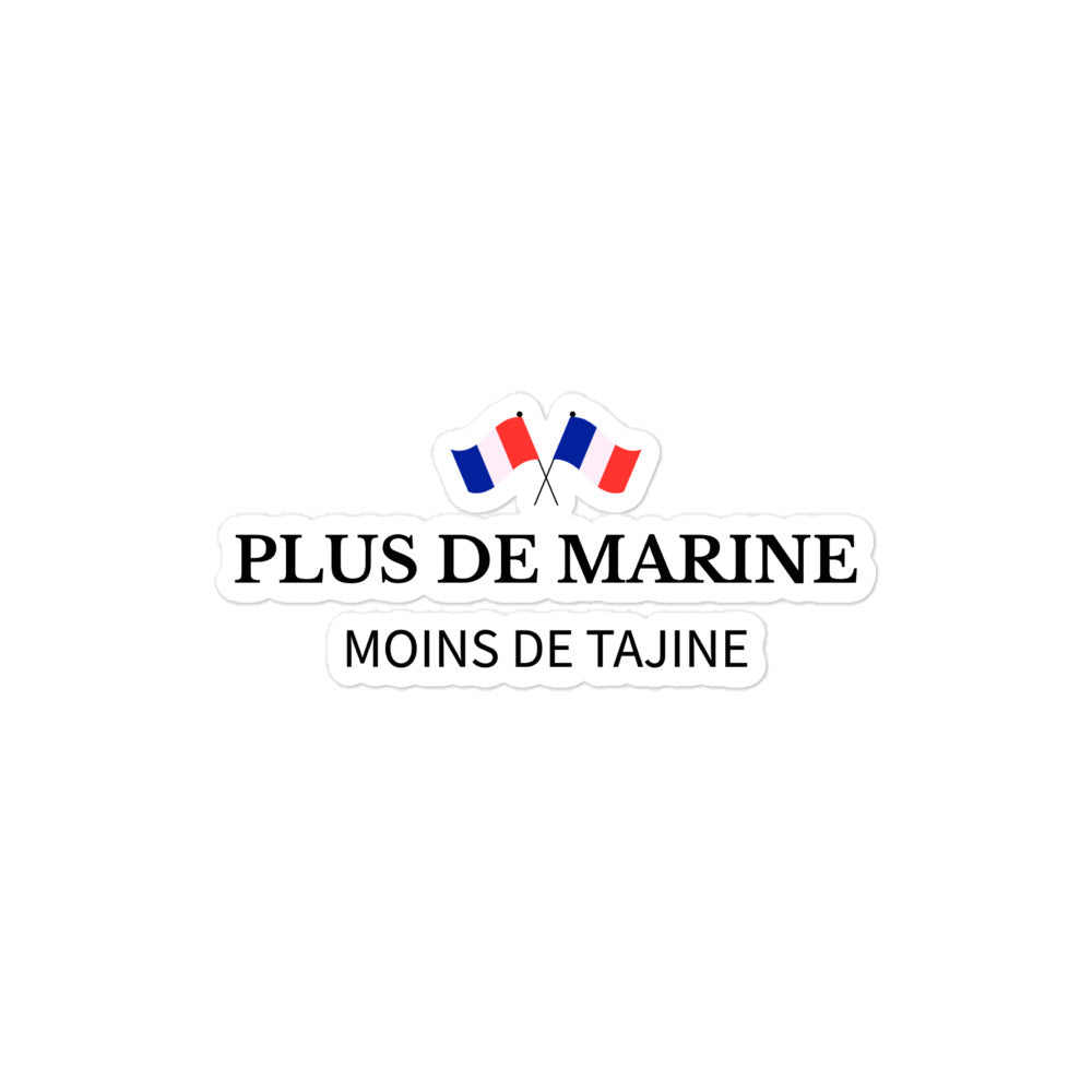 Sticker l PLUS DE MARINE