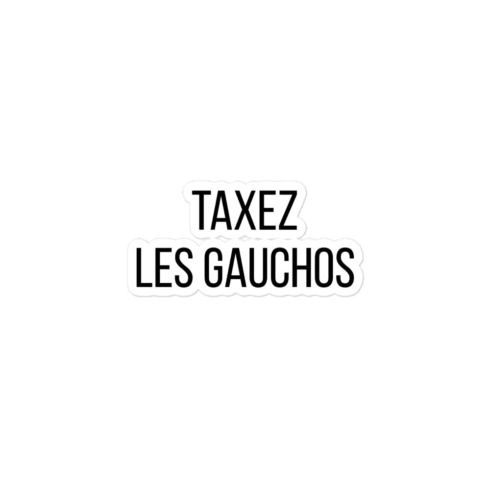 Sticker l TAXEZ LES GAUCHOS